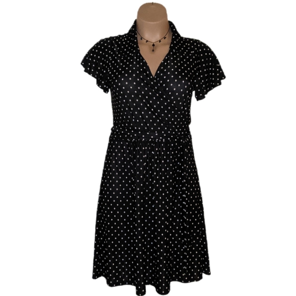 🆕 Star Vixen Retro-Inspired Polka Dot Dress
